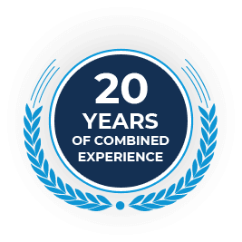 Twenty years logo